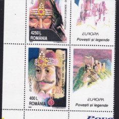 ROMANIA 1997 LP 1432 a EUROPA POVESTI+LEGENDE SERIE CU 2 VINIETE DIFERITE MNH