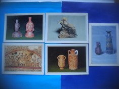 HOPCT LOT NR 606 ARHEOLOGIE MUZEUL IST CONSTANTA-CT-5 CARTI POSTALE--NECIRCULATE