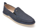 Cumpara ieftin Mocasini BITE THE BULLET bleumarin, NR203J, din nabuc