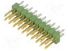 Conector 20 pini, seria AMPMODU MOD II, pas pini 2.54mm, TE Connectivity - 1-826656-0