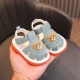 Cumpara ieftin Sandalute bleu cu piuitoare - Bear family (Marime Disponibila: Marimea 22)
