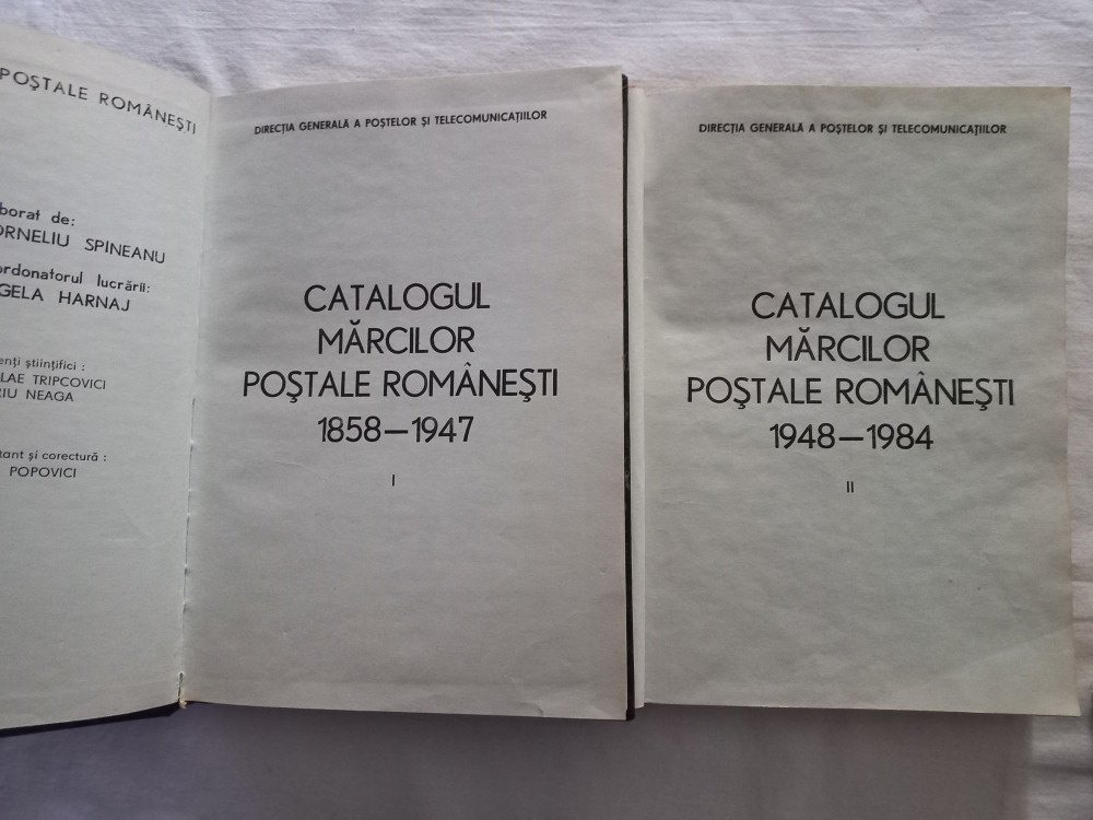 CATALOGUL MARCILOR POSTALE ROMANESTI, VOL.1+2, '84+ DICTIONAR FILATELIC-  DANESCU | Okazii.ro