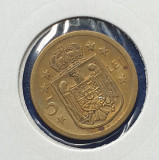 Moneda 5 lei 1930 Paris - Sigla ,, H &quot; Regenta Regele Mihai I