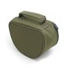 Husa Mulineta Pescuit NGT Deluxe, 21x16x11cm, Verde, Captusita, Accesorii Pescuit