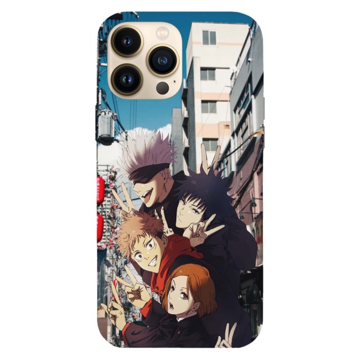 Husa compatibila cu Apple iPhone 13 Pro model Jujutsu Kaisen Anime, Silicon, TPU, Viceversa