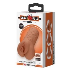 Masturbator Crazy Bull Scarlet Brown 16cm