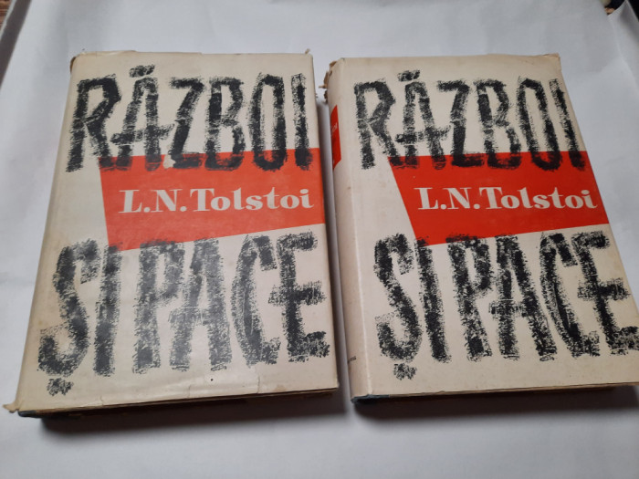 RAZBOI SI PACE - L. N. Tolstoi - 2 vol., 1959 EDITIE CARTONATA RF22/1