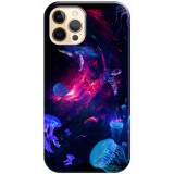 Husa compatibila cu Apple iPhone 14 Pro Max model Space Life, Silicon, TPU, Viceversa, Transparent, Carcasa