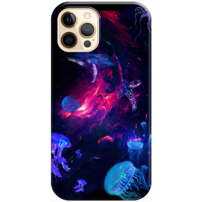 Husa compatibila cu Apple iPhone 14 Plus model Space Life, Silicon, TPU, Viceversa