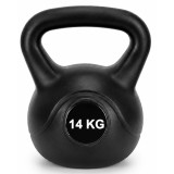 Kettlebell 14 kg cu invelis ABS rezistent, pentru forta si antrenament functional