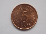 5 CENTS 2007 MAURITIUS