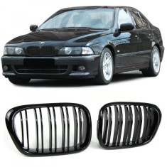 Grila dubla sport tuning BMW E39 M LOOK negru lucios NOU