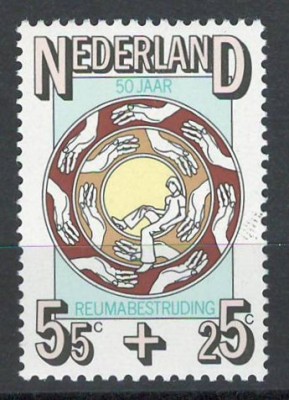 Olanda 1976 Mi 1082 MNH - Asociatia Olandeza pt Combaterea Reumatismului foto