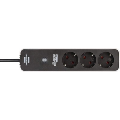 Prelungitor Smart Brennenstuhl Connect Ecolor Wi-Fi, 3 x prize, control vocal Alexa/Google foto