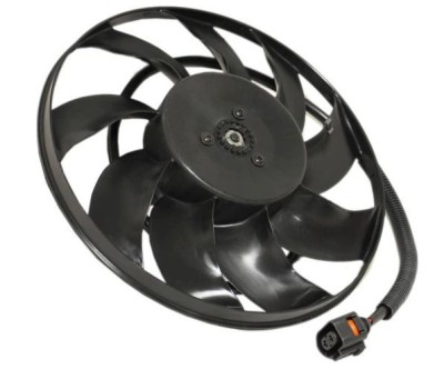GMV ventilator radiator VW Transporter T5, 01.2006-2016, motor 1.9 TDi, diesel, cutie manuala, cu AC/fara AC, 290 mm, foto