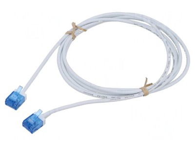 Cabluri patch U/UTP 6a 2m alb 32AWG aurit LSZH foto
