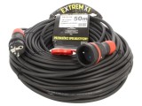 Prelungitor alimentare KEL 3x1,5mm2 50m 16A cu 1 priză negru