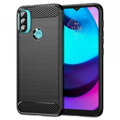 Husa pentru Motorola Moto E40 / E30 / E20, Techsuit, Carbon, Neagra foto
