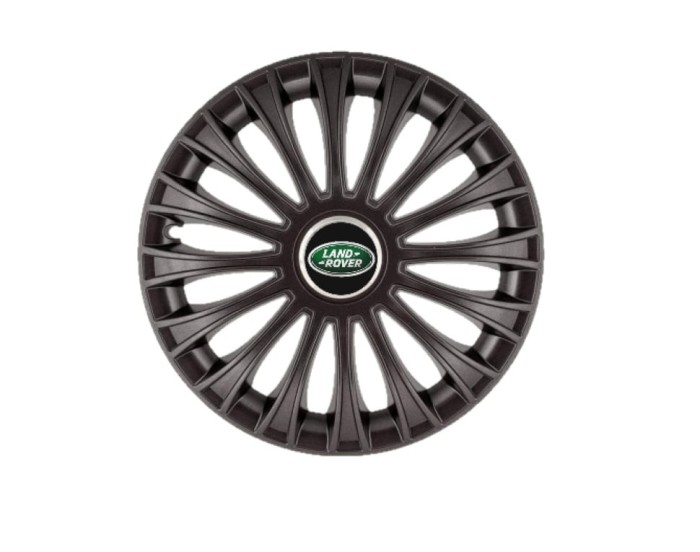 Set 4 capace roti Dino Negru R15, pentru gama auto Land Rover