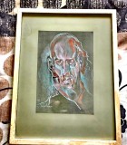 CRACIUN-G65-Lidia Ciolac- Grafician timisorean-grafica culori co-fondatoarea miscarii avangardiste din Timisoara. Rog mesaJ ANTERIOR CUMPARARII.