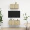 Gossi set de dulapuri tv, 2 piese, stejar sonoma, lemn prelucrat