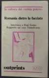 CSEO OUTPRINTS No. 17 (1982): ROMANIA DIETRO LA FACCIATA (INTERVISTA A PAUL GOMA / GYORGY LAZAR: RAPPORTO SUL CASO TRANSILVANIA) [LIMBA ITALIANA]