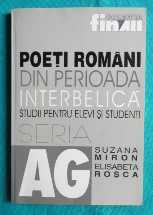 Suzana Miron si Elisabeta Rosca &ndash; Poeti romani din perioada interbelica