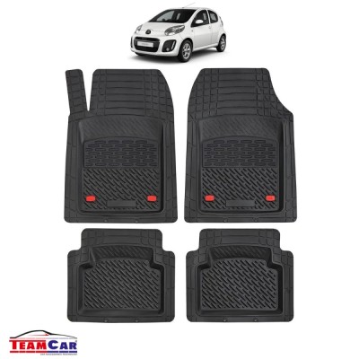 Covorase Auto TeamCar&amp;reg;Tip Tavita Compatibile Citroen C1 I (2005-2014) Negru Material Rezistent foto