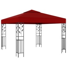 vidaXL Pavilion, roșu vin, 3 x 3 m 47947