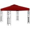 Gossi pavilion, rosu vin, 3 x 3 m
