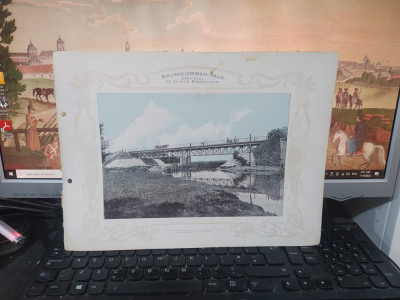 Podul metalic de inundație de 50 m lungime din Valea Jiului pe șoseaua 1903 201 foto