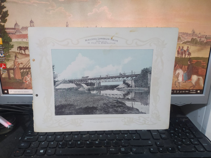 Podul metalic de inundație de 50 m lungime din Valea Jiului pe șoseaua 1903 201