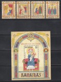 Bahamas 1993 - Crăciun, Serie + Colita, Cota 20.50 EURO, MNH