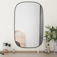 Oglinda de perete, negru, 80x50 cm GartenMobel Dekor