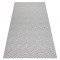 Covor sisal Flat 48607637 Pătrate caro gri / cremă, 160x230 cm