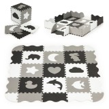 Habszivacs puzzle szőnyeg ker&iacute;t&eacute;ssel 25 darabos