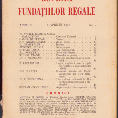 HST C1870 Revista Fundațiilor Regale 4/1936