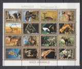 A12 S7 10 - Timbre foarte vechi - Umm all Qiwain - animale salbatice - bloc filatelic