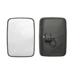 Oglinda retrovizoare exterioara Tir Partea Stanga/Dreapta Convex, reglare Manuala, cu incalzire, 225x155 mm, pentru brat fi 14/18 mm