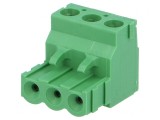 Regletă de conexiuni deconectabilă 3 piste 5,08mm, TE Connectivity