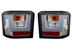 Set stopuri tuning VOLKSWAGEN TRANSPORTER (T4)/CARAVELLE/MULTIVAN, 07.1990-03.2003, partea stanga+dreapta, Taiwan, LED+P21W+PY21W; transparent, argin