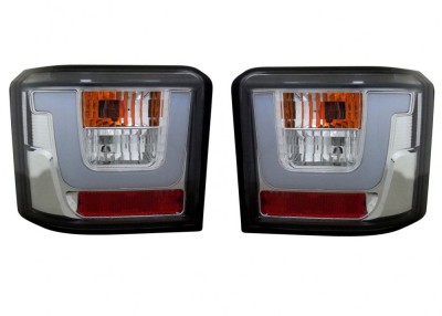 Set stopuri tuning VOLKSWAGEN TRANSPORTER (T4)/CARAVELLE/MULTIVAN, 07.1990-03.2003, partea stanga+dreapta, Taiwan, LED+P21W+PY21W; transparent, argin foto