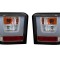 Set stopuri tuning VOLKSWAGEN TRANSPORTER (T4)/CARAVELLE/MULTIVAN, 07.1990-03.2003, partea stanga+dreapta, Taiwan, LED+P21W+PY21W; transparent, argin