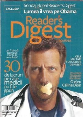 Revistea Reader&amp;#039;s Digest - noiembrie 2008 foto
