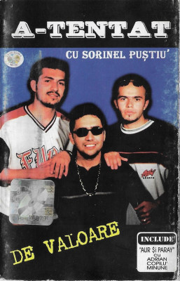 Casetă audio A-Tentat - De Valoare, originală foto