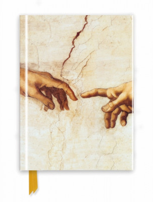 Michelangelo: Creation Hands (Foiled Journal) foto