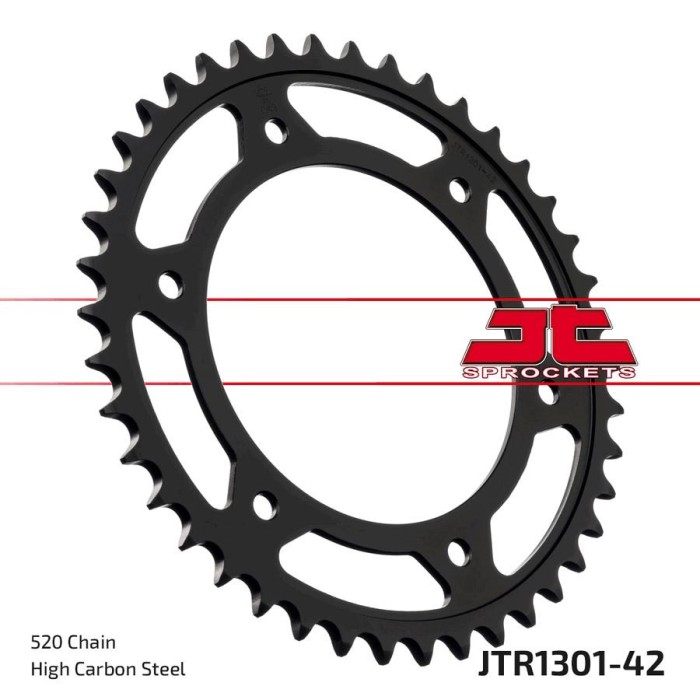 MBS Pinion spate Z42 520, negru, Cod Produs: JTR130142