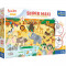 PUZZLE TREFL PRIMO 24 SUPER MAXI BABIES AND THE BEAR IN SAFARI