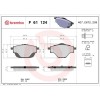 Placute frana Citroen C4 Grand Picasso 2 (Da), C5 Aircross (A), C5 X (Nd), DS 4 2 (F), DS 7 Crossback (J4), Opel Astra L (O5), Grandland X (A18), Peu, BREMBO