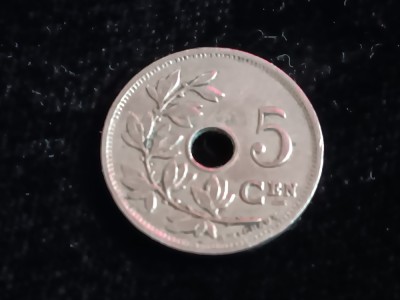 C50 - Moneda foarte veche - Belgia - 5 centimes - 1925 foto